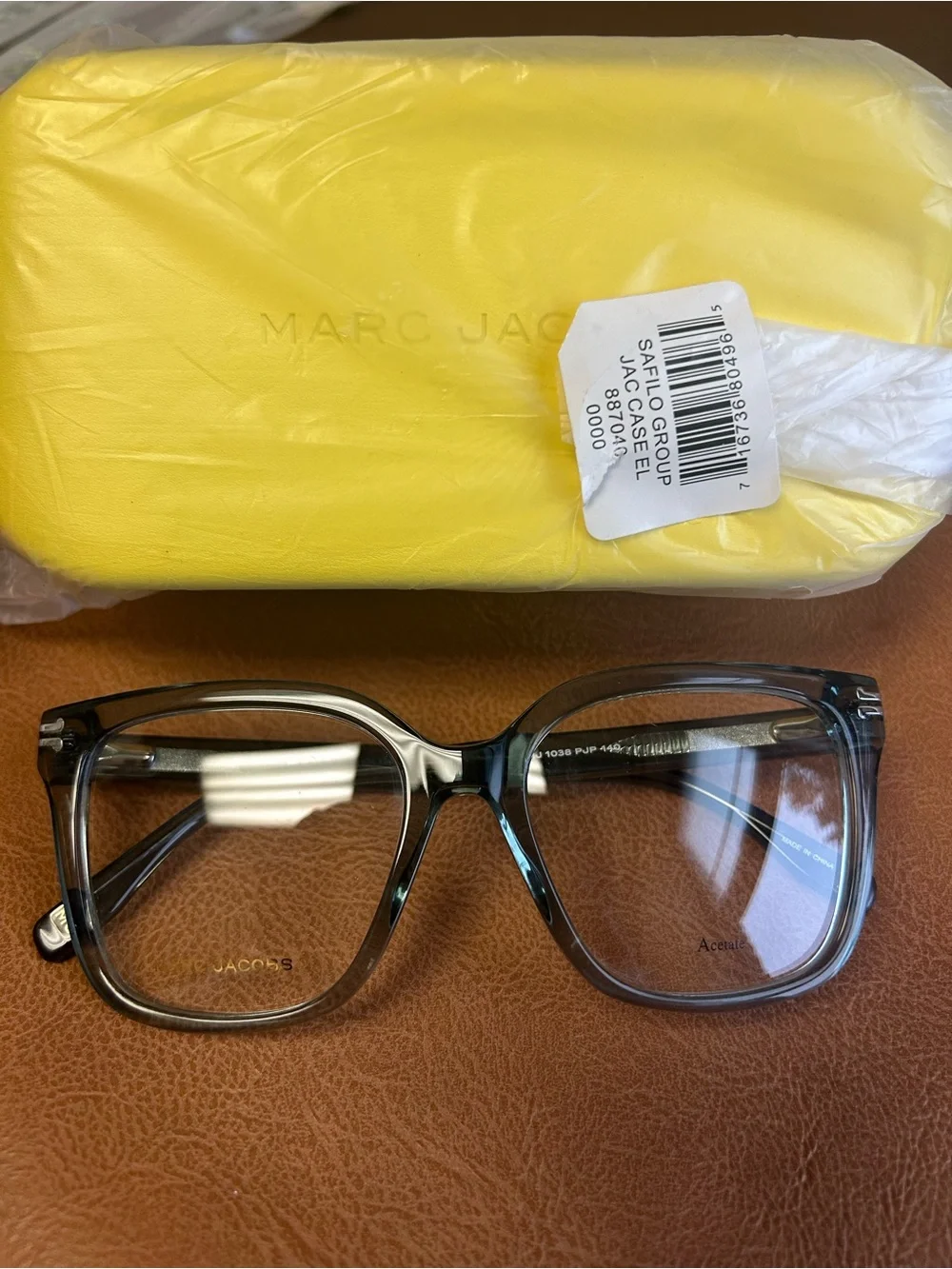 Marc Jacobs Women's Blue Square Frame Eyeglasses